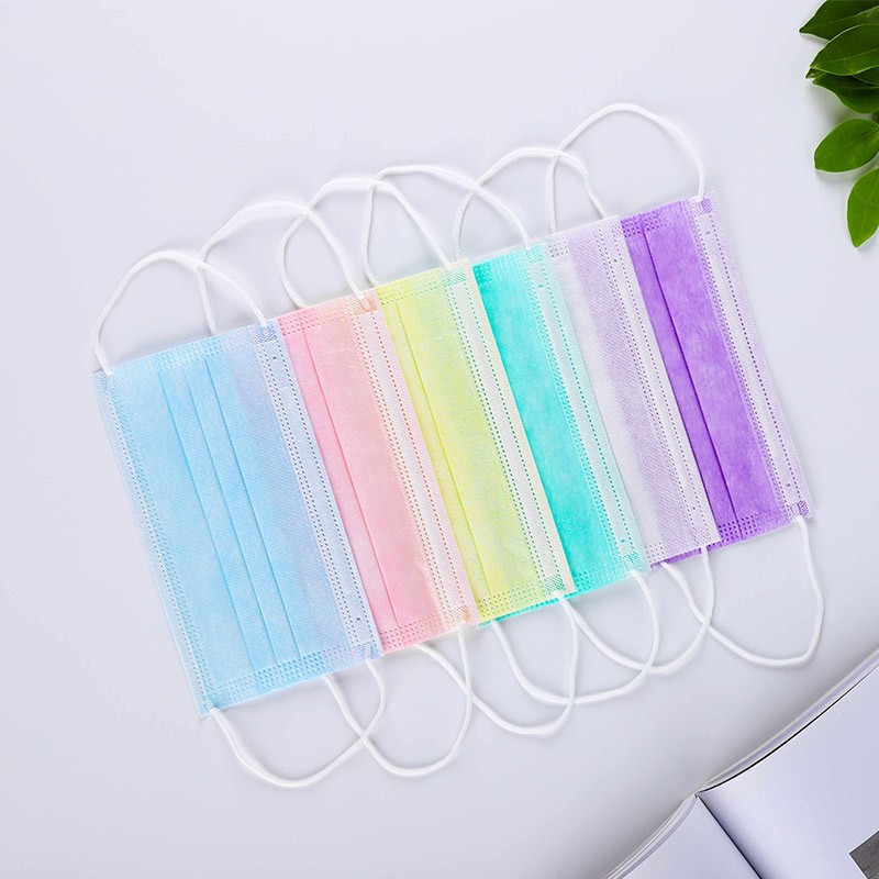 三层彩色儿童口罩